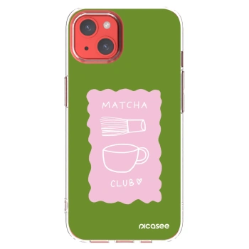 Picasee διαφανής θήκη σιλικόνης Apple iPhone 13 - Matcha club