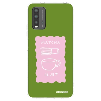 Picasee Μαύρη θήκη σιλικόνης για Xiaomi Redmi 9T - Matcha club