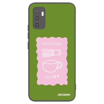 Picasee Μαύρη θήκη σιλικόνης για Xiaomi Redmi Note 10 5G - Matcha club