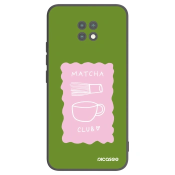Picasee Μαύρη θήκη σιλικόνης για Xiaomi Redmi Note 9T - Matcha club