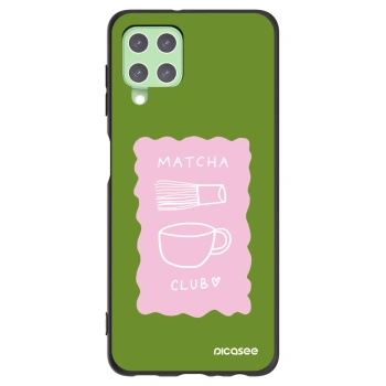 Picasee Μαύρη θήκη σιλικόνης για Samsung Galaxy A22 A225F 4G - Matcha club