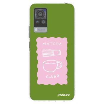 Picasee διαφανής θήκη σιλικόνης Vivo X60 Pro 5G - Matcha club