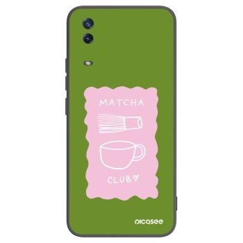 Picasee Μαύρη θήκη σιλικόνης για Vivo Y11s - Matcha club