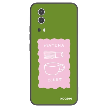 Picasee Μαύρη θήκη σιλικόνης για Vivo Y72 5G - Matcha club