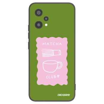 Picasee Μαύρη θήκη σιλικόνης για Realme 9 Pro 5G - Matcha club