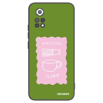 Picasee Μαύρη θήκη σιλικόνης για Xiaomi Poco X4 Pro 5G - Matcha club