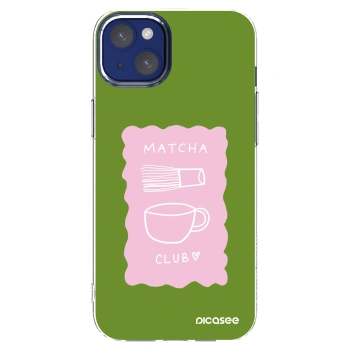Picasee διαφανής θήκη σιλικόνης Apple iPhone 14 Plus - Matcha club