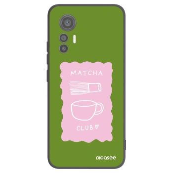Picasee Μαύρη θήκη σιλικόνης για Xiaomi 12 Lite - Matcha club