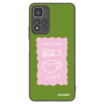 Picasee Μαύρη θήκη σιλικόνης για Xiaomi Redmi Note 11 Pro+ 5G - Matcha club