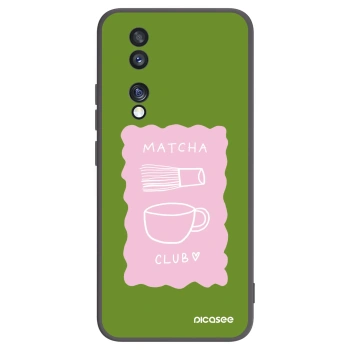 Picasee Μαύρη θήκη σιλικόνης για Honor 70 - Matcha club