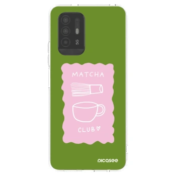 Picasee διαφανής θήκη σιλικόνης OPPO A94 5G - Matcha club