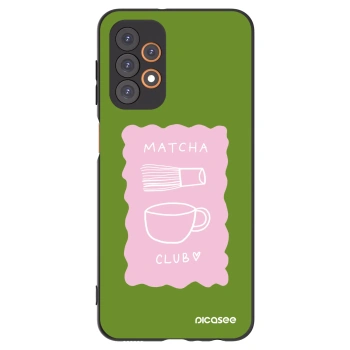 Picasee Μαύρη θήκη σιλικόνης για Samsung Galaxy A23 A236B 5G - Matcha club