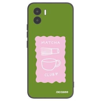 Picasee Μαύρη θήκη σιλικόνης για Xiaomi Redmi A1 - Matcha club