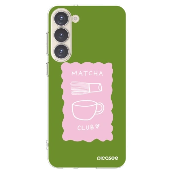 Picasee διαφανής θήκη σιλικόνης Samsung Galaxy S23+ 5G - Matcha club