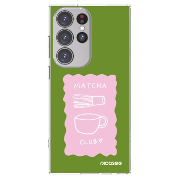 Picasee διαφανής θήκη σιλικόνης Samsung Galaxy S23 Ultra 5G - Matcha club