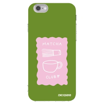 Picasee διαφανής θήκη σιλικόνης Apple iPhone 6/6S - Matcha club
