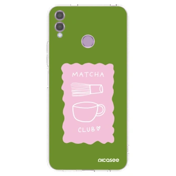 Picasee διαφανής θήκη σιλικόνης Honor 8X - Matcha club
