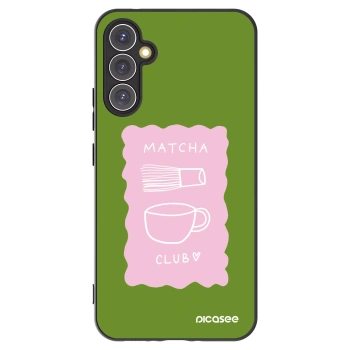 Picasee Μαύρη θήκη σιλικόνης για Samsung Galaxy A34 5G A346B - Matcha club