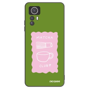 Picasee Μαύρη θήκη σιλικόνης για Xiaomi Redmi Note 12S - Matcha club