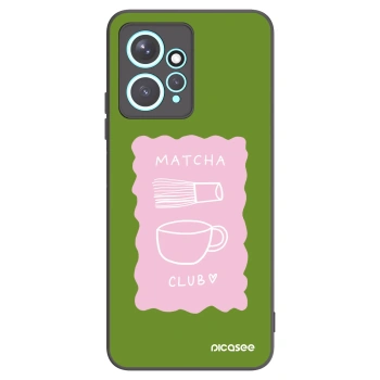 Picasee Μαύρη θήκη σιλικόνης για Xiaomi Redmi Note 12 4G - Matcha club