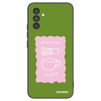Picasee Μαύρη θήκη σιλικόνης για Samsung Galaxy A04s A047F - Matcha club