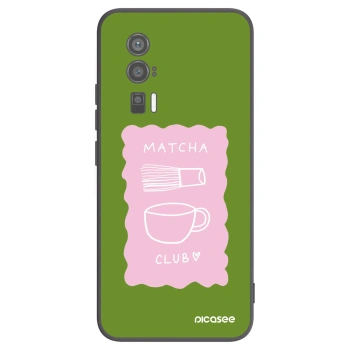 Picasee Μαύρη θήκη σιλικόνης για Xiaomi Poco F5 Pro 5G - Matcha club