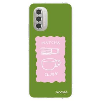 Picasee διαφανής θήκη σιλικόνης Motorola Moto G51 - Matcha club