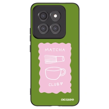 Picasee Μαύρη θήκη σιλικόνης για Xiaomi 14 Pro - Matcha club