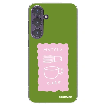 Picasee διαφανής θήκη σιλικόνης Samsung Galaxy S24+ S926B 5G - Matcha club