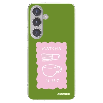 Picasee διαφανής θήκη σιλικόνης Samsung Galaxy S24 S921B 5G - Matcha club