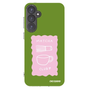 Picasee διαφανής θήκη σιλικόνης Samsung Galaxy S23 FE S711B - Matcha club