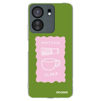 Picasee διαφανής θήκη σιλικόνης Xiaomi Redmi 13C 4G - Matcha club