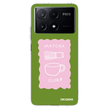 Picasee διαφανής θήκη σιλικόνης Xiaomi Poco X6 Pro - Matcha club