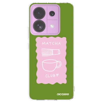 Picasee διαφανής θήκη σιλικόνης Xiaomi Redmi Note 13 Pro 5G - Matcha club