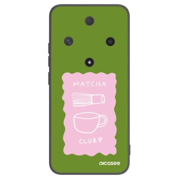 Picasee Μαύρη θήκη σιλικόνης για Honor Magic6 Lite 5G - Matcha club