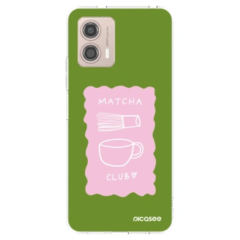 Picasee διαφανής θήκη σιλικόνης Motorola Moto G53 5G - Matcha club