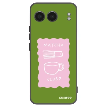 Picasee Μαύρη θήκη σιλικόνης για OnePlus Nord 4 - Matcha club