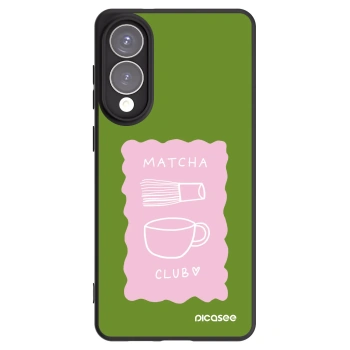 Picasee Μαύρη θήκη σιλικόνης για Samsung Galaxy S25 Edge 5G - Matcha club