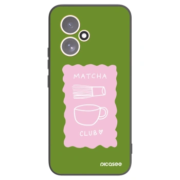 Picasee Μαύρη θήκη σιλικόνης για Honor 400 5G - Matcha club