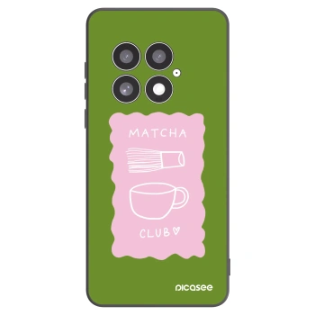 Picasee Μαύρη θήκη σιλικόνης για OnePlus 13 5G - Matcha club