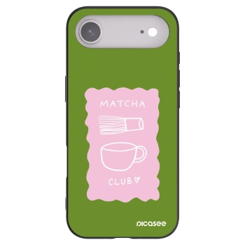 Picasee Μαύρη θήκη σιλικόνης για Apple iPhone Air - Matcha club