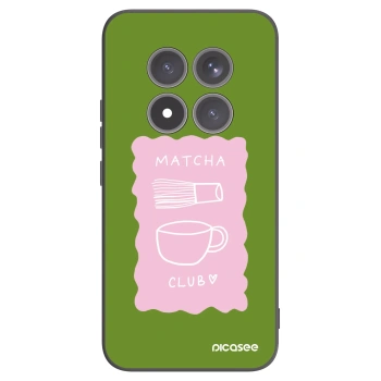 Picasee Μαύρη θήκη σιλικόνης για Xiaomi Redmi Note 15 Pro+ - Matcha club