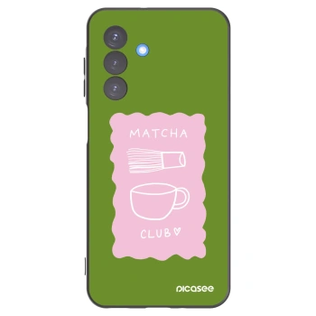 Picasee Μαύρη θήκη σιλικόνης για Samsung Galaxy A17 5G - Matcha club