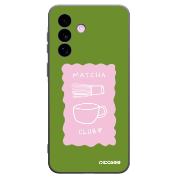 Picasee Μαύρη θήκη σιλικόνης για Samsung Galaxy A57 5G - Matcha club