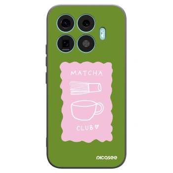Picasee Μαύρη θήκη σιλικόνης για Xiaomi 17T - Matcha club