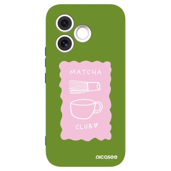Picasee Μαύρη θήκη σιλικόνης για Honor 600 Lite - Matcha club