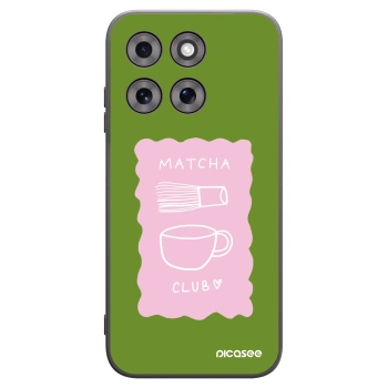 Picasee Μαύρη θήκη σιλικόνης για Motorola Moto G77 - Matcha club