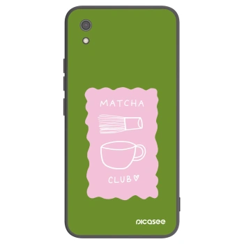 Picasee Μαύρη θήκη σιλικόνης για Xiaomi Redmi 7A - Matcha club