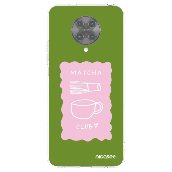 Picasee διαφανής θήκη σιλικόνης Xiaomi Poco F2 Pro - Matcha club
