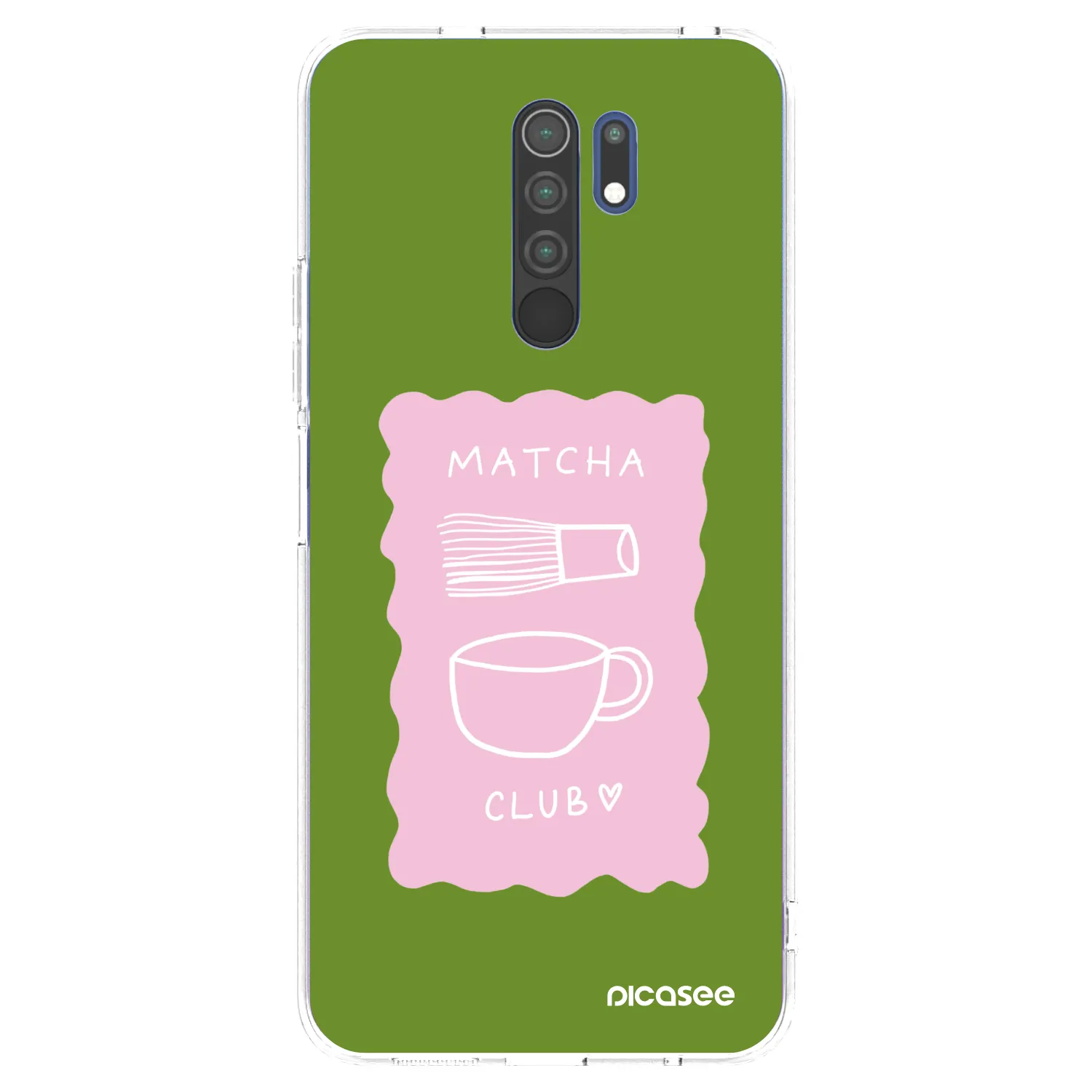Picasee διαφανής θήκη σιλικόνης Xiaomi Redmi 9 - Matcha club